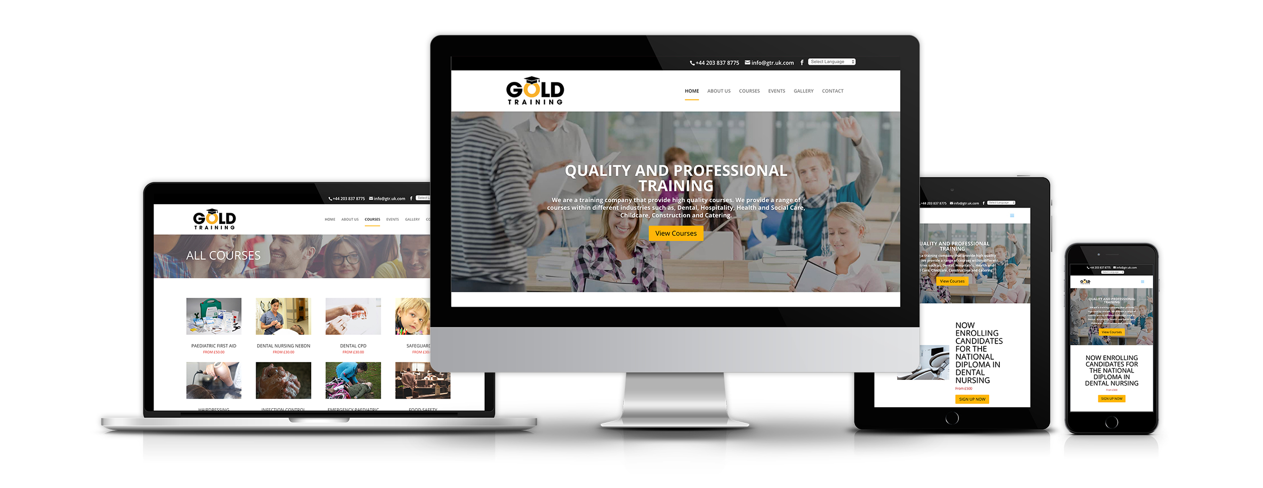 Responsive-Portfolio-Gold